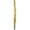 Ekena Millwork Rose and Ribbon Ceiling Medallion (Fits Canopies up to 4"), 23 5/8"OD x 4"ID x 1 1/2"P, Rich Gold CM23RORGS - alternate 2